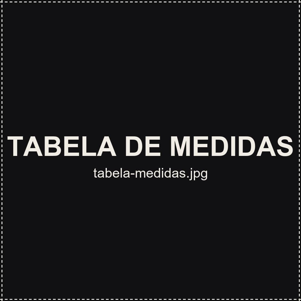 Tabela de medidas das camisetas Seu Evento
